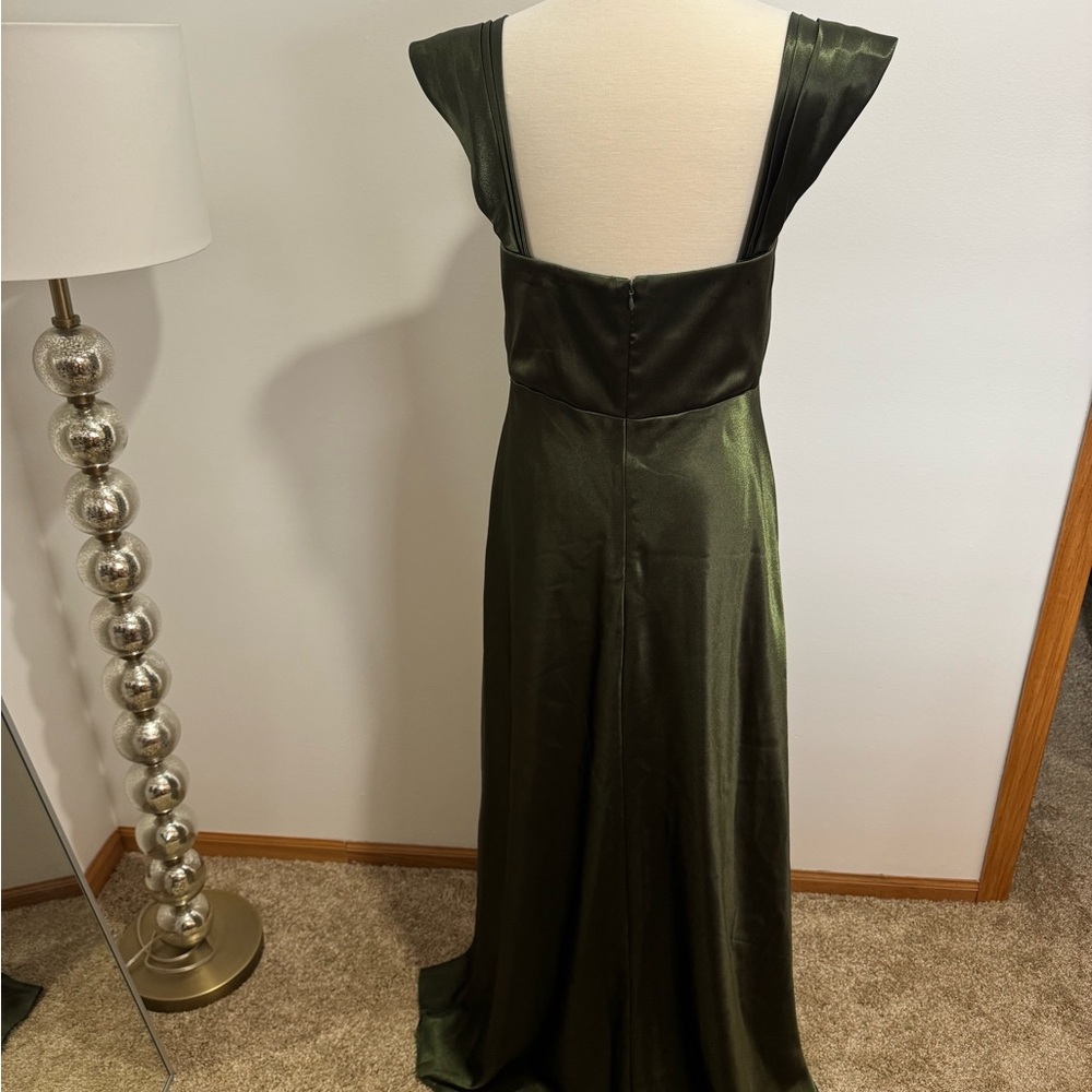 Birdy Grey Mia Shiny Olive Off Shoulder Size XL - Picture 4 of 16